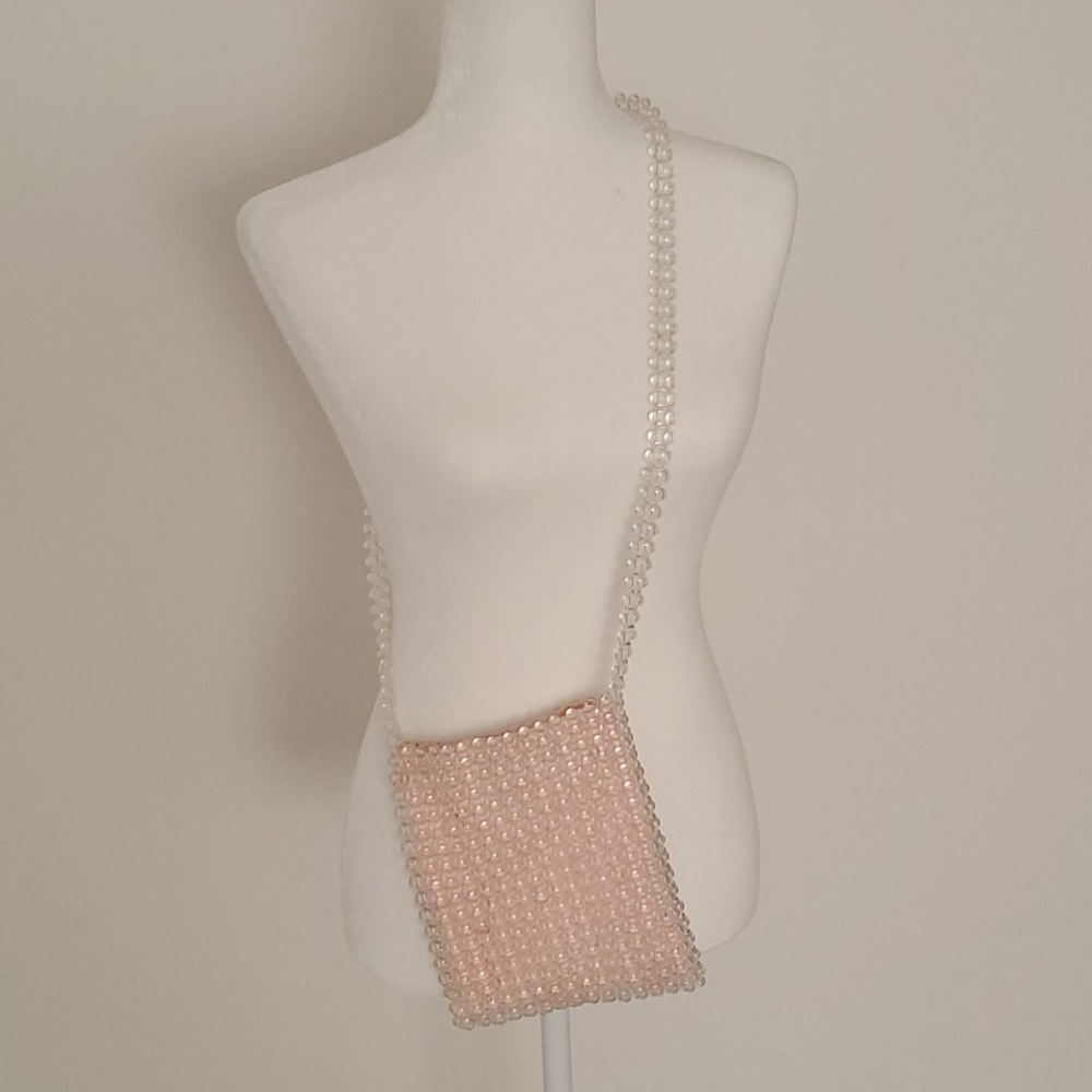 Urban outfitters plastic beaded bag